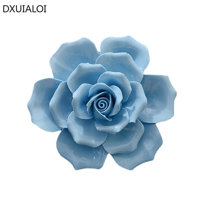 1個入り、壁に貼るセラミック製の花のウォールステッカー、手作 - Flower Wall Panel のレビューと価格