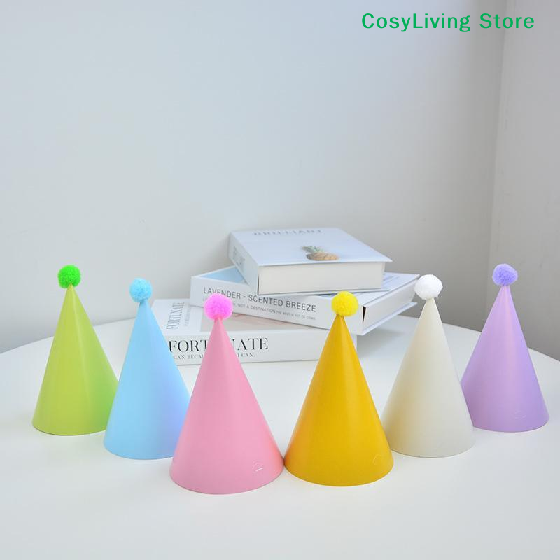 5/6/9/12個入りコーン型バースデーパーティーハット、ポ - Party Hat Cone のレビューと価格