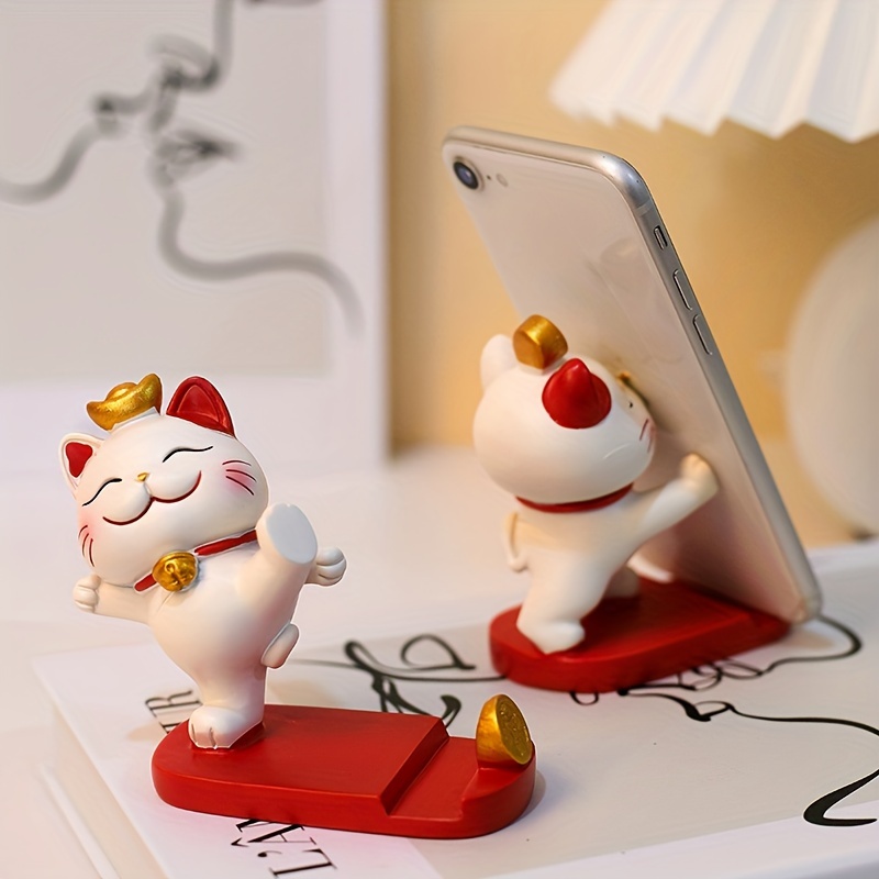 招き猫オフィスキュートキャットスタンド携帯電話タブレットホル - Event Support のレビューと価格
